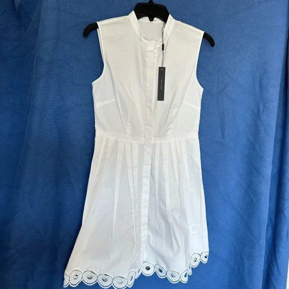 NWT | T TAHARI | White Melitta Dress - Picture 4 of 8